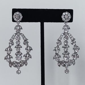 Joan Rivers Collection Chandelier CZ Earrings